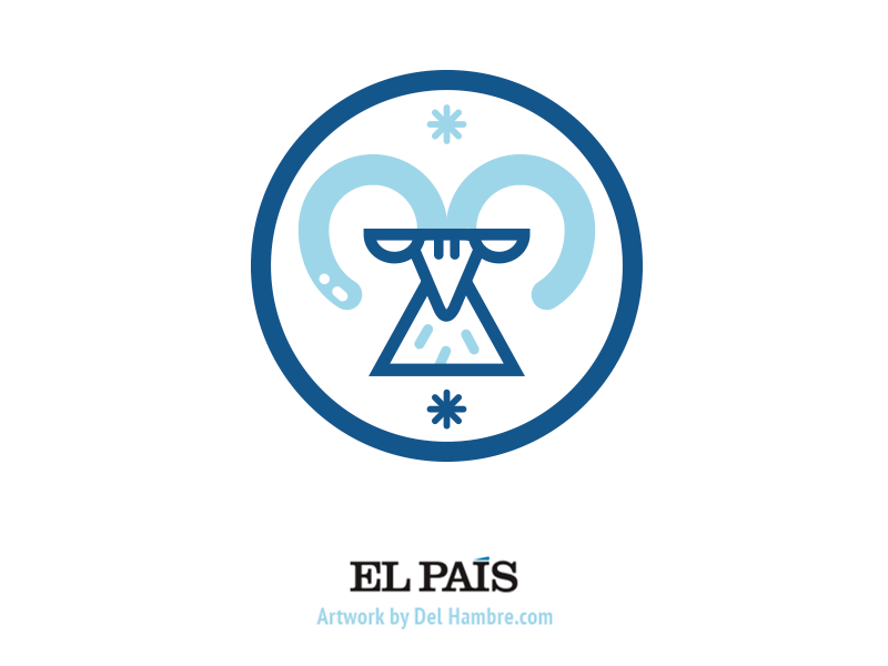 El País Newspaper: Horoscope character design design editorial illustration gif horoscope icons illustration inspire newspaper signs vector zodiac