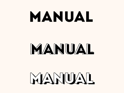 Manual web design concept logo logotype