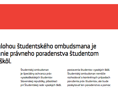 University magazine layout