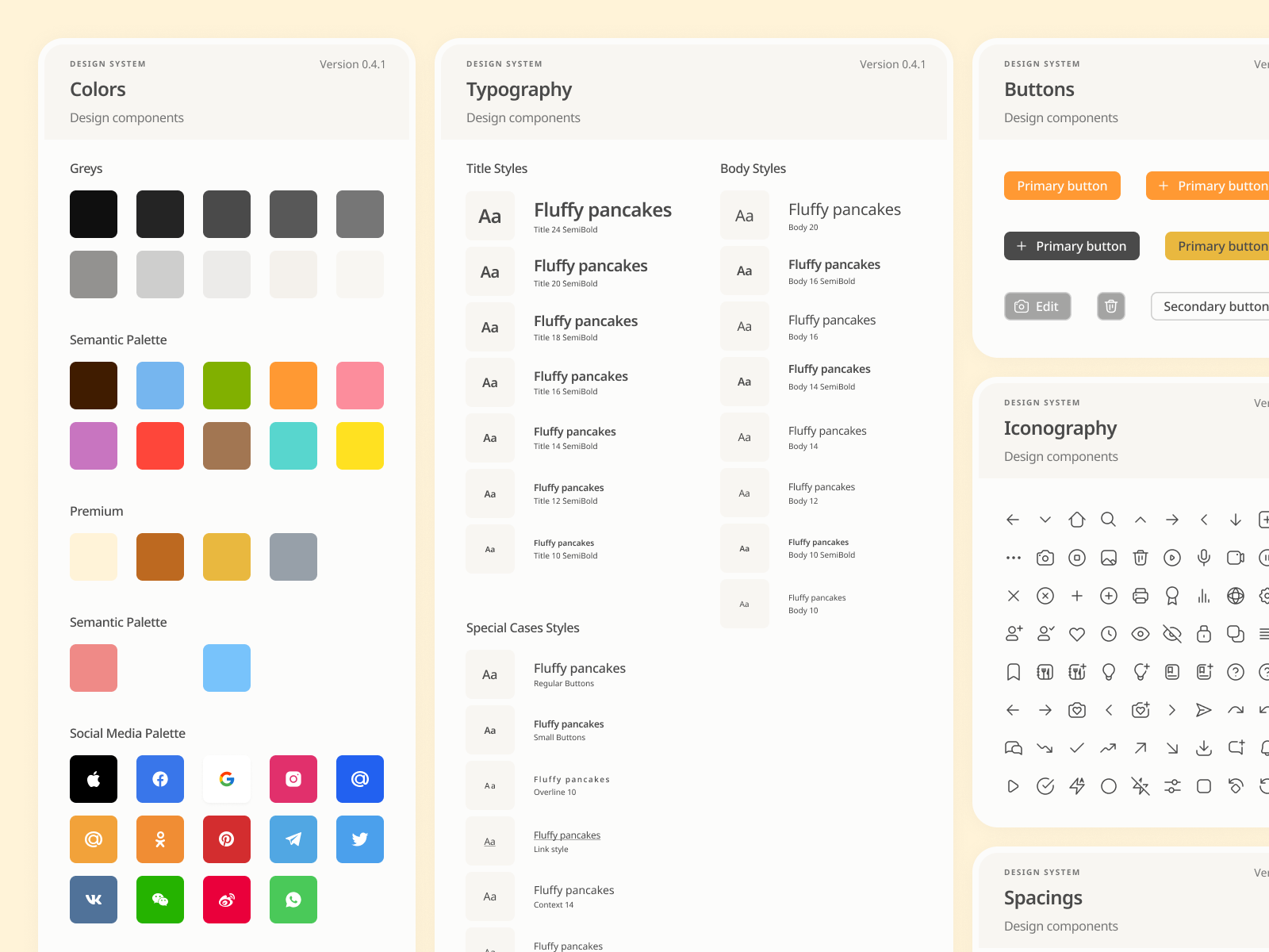 Design System by Yedah Design on Dribbble