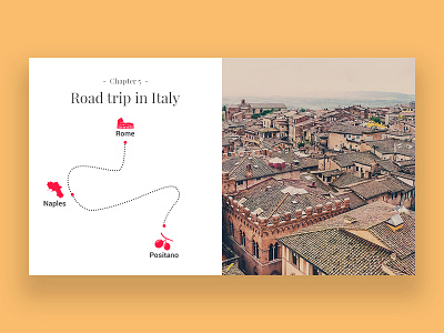 Road trip in Italy backpack card italy itinerary poster road trip rome travel trip