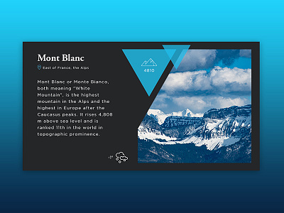 Mountain Card Design by Yedah Design on Dribbble