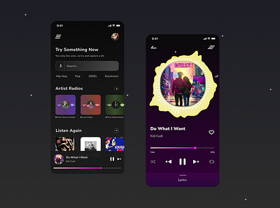 Music Player V1 design music player ui uiux user experience user interface ux