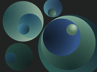 Geometrie - Part II 1970 black blue circle color geometrie grain green simple