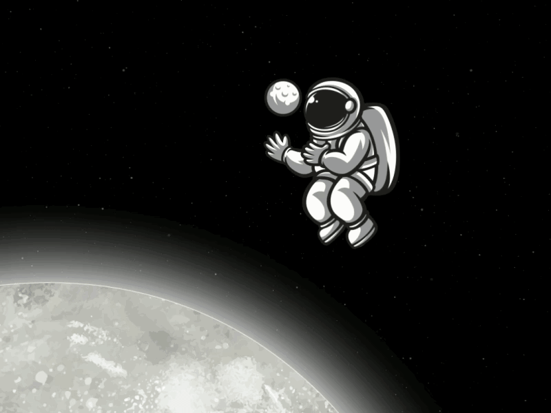 Chasing The Moon 2d 3d animation design motion graphics