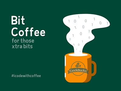 Geekbucks - BitCoffee code coffee minimal