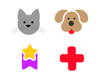 Icons for a petshop Ecommerce