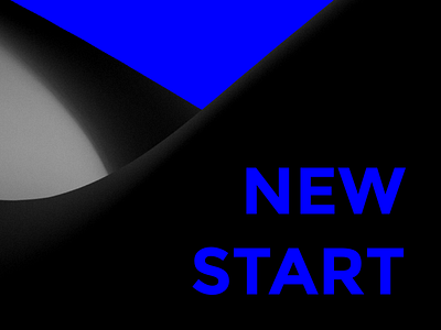 NEW YEAR, NEW START (part 02) abstract blue clean minimal minimalist mnml new year typo typography