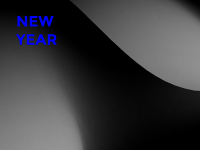 NEW YEAR, NEW START (part 01) abstract blue clean minimal minimalist mnml new year typo typography