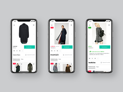 GLAMI — new lightbox / product detail (mobile) clean detail interface iphone x lightbox mobile mobile design product detail ui ux webdesign