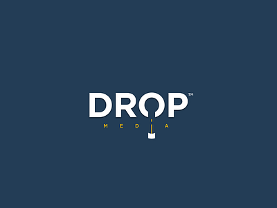 Drop™ | Simple & Clever Logo Design clever logo drop hidden message indonesia indonesia designer logo logo design media simple logo typography
