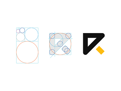 My Personal Logo | Riopurba design golden ration grid logo logo grid logotype r r letter rio purba