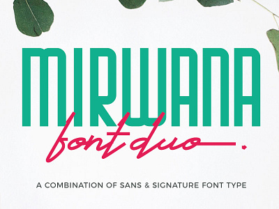 Mirwana Font Duo - 30% OFF