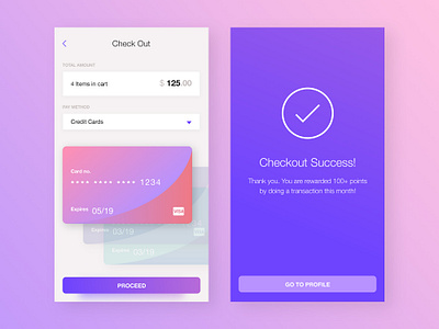 Credit Card Checkout | Daily UI 002 by Rio Purba on Dribbble