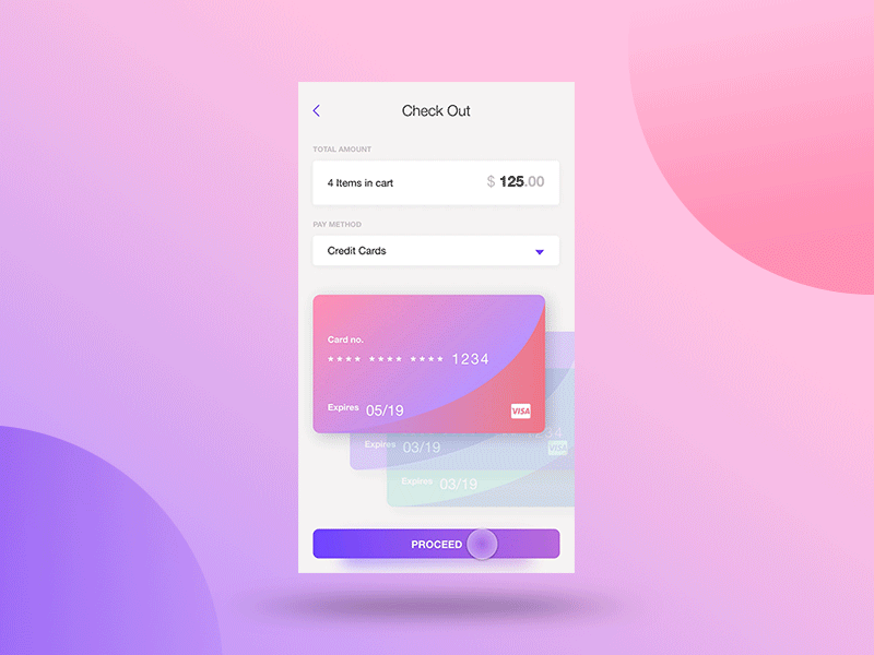Credit Card Checkout | Daily UI 002 cart checkout credit cards daily ui iphone mobile apps payment shopping smartphone top up ui ux