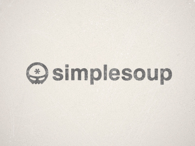 simplesoup grunge logo simple
