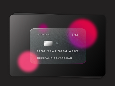 Credit Card- Glassmorphism