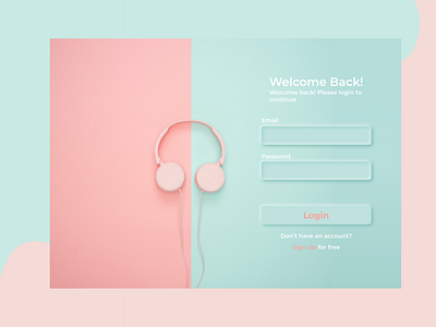 Login Page UI dailyui dailyui001 design loginpage loginpageui neomorphicdesign neomorphism ui uiinspiration ux