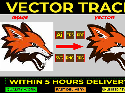 vector tracing branding graphic design logo raster to vector redraw tracing vector