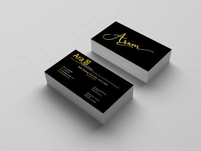 Business Card Design art businesscard design graphic illustrator minimal unique visiting card