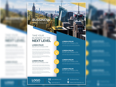 I will do awesome professional corporate business flyer design