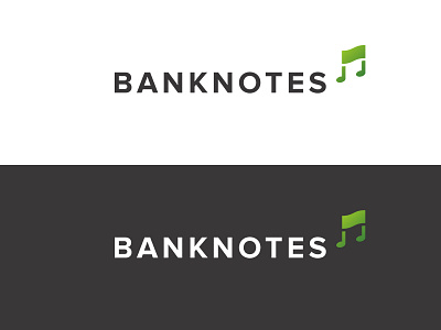 Banknotes banknote dollar logo melody money music note