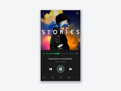 Daily UI #009 - Music Player