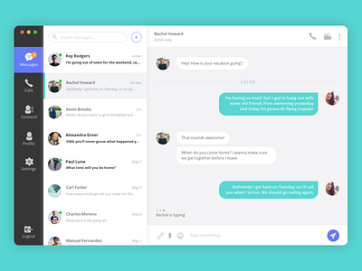 Daily UI #013 - Direct Messaging