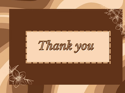 Thank You Card 1 brand branding color design graphic design illustration inspiration logo thankyou thankyoucar ui vector
