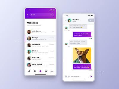 Messages & Chat - Freebie #5 adobe xd app chat free freebie freebies message messages messenger notifications ressource sketch social social network socialmedia ui uidesign uiux ux uxdesign
