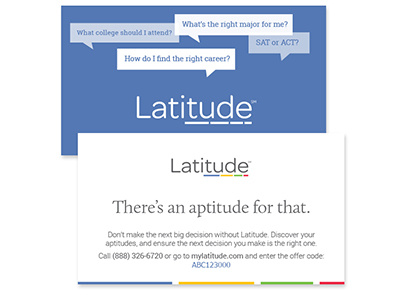 Marketing sales card for Latitude