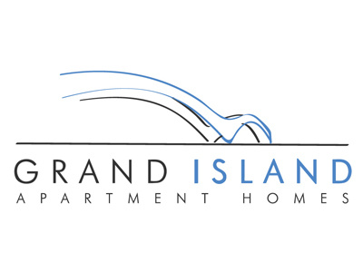 Grand Island - logo design apartment homes grand island memphis memphis apartments