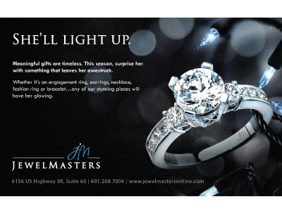 Jewelmasters ad campaign ad campaign advertising hattiesburg jewelry jewelmasters jewelry