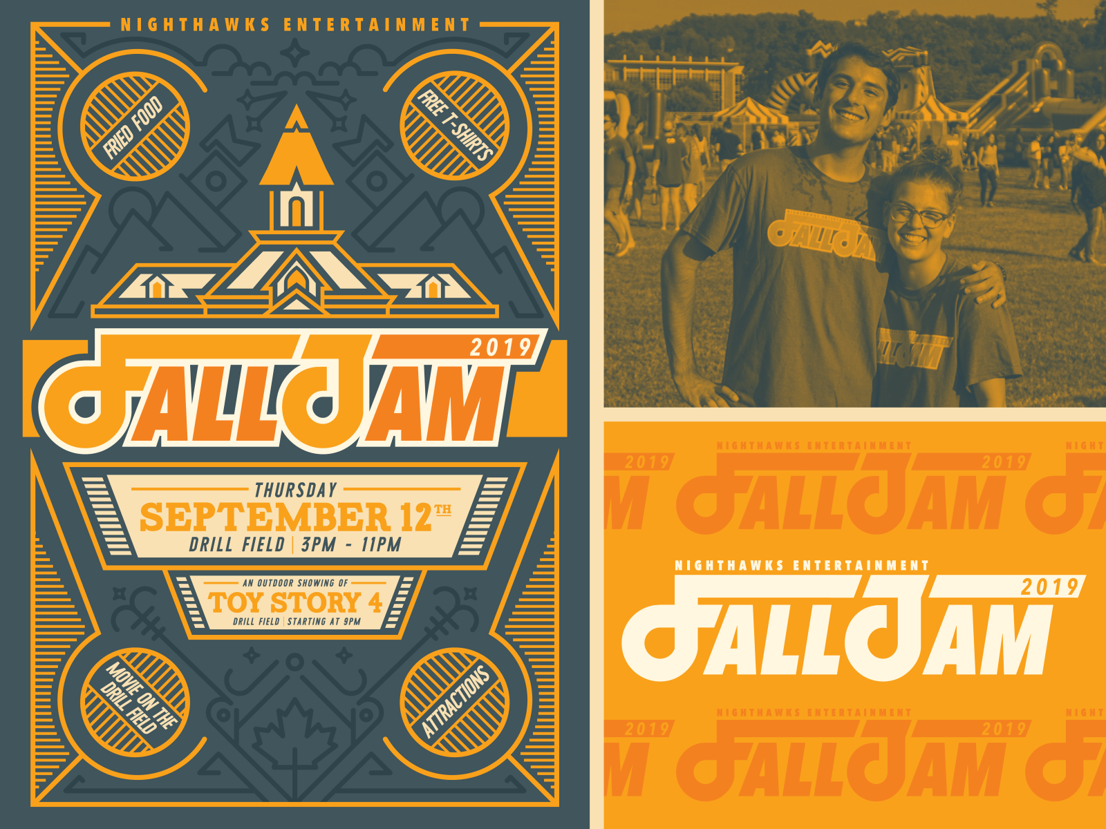 Fall Jam Shirt & Poster by Caleb Buckler on Dribbble