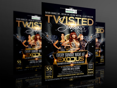 Twisted Sunday Flyer adobe animation banner branding design fiverr flyer freelance graphic design illustration logo motion graphics peopleperhour photoshop post poster socialmedia typography ui upwork