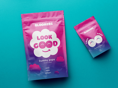 look good gummy pops packaging design