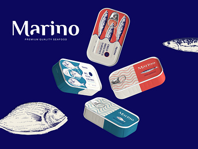 MARIONO logo and packaging design