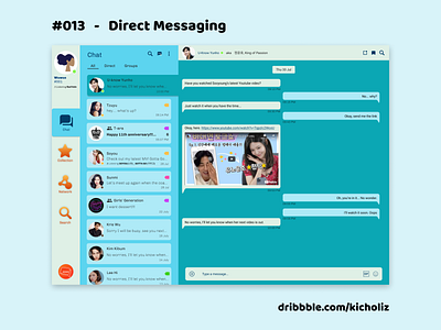 DailyUI 013 - Direct Messaging (wuwus)