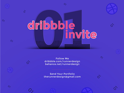 Dribbble Invite branding corporate design draft dribbble invitation dribbble invite giveaway graphic design identity invitation invites modern players template
