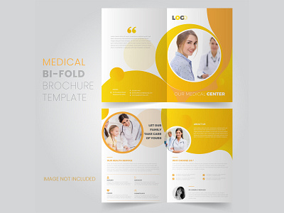 Medical Brochure Template branding catalog clinic corona corporate covid design doctor flyer graphic graphic design hospital identity medical modern nurse shunting template vector