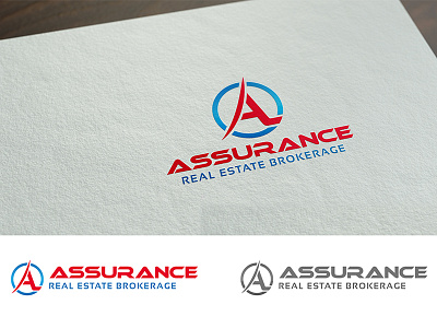 Logo for Assurance (Real Estate Brokerage) branding design graphic graphic designer identity logo logo designer real estate logo