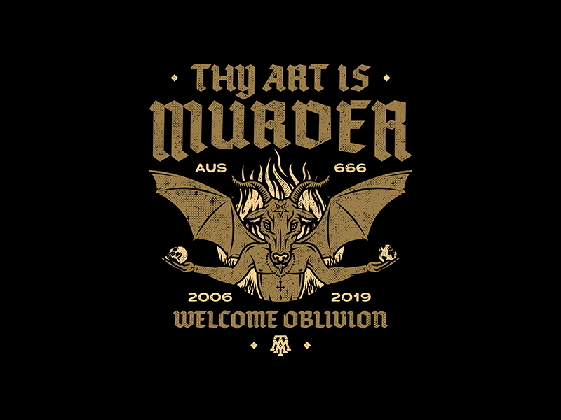 thy art is murder logo