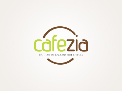 Logo for Cafezia coffee logo