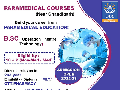 Paramedical Courses Admission 2022-2023 Open. bba bca bcom medicallabscience placementdrive scholarships undergraduatedegree