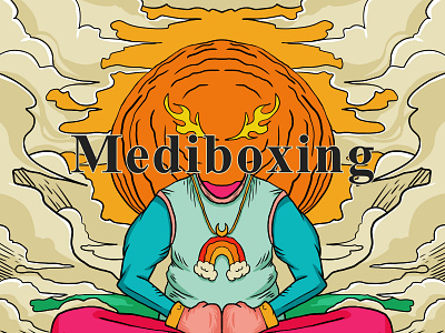 Mediboxing illustrations anime artwork branding design graphic design illustration illustrations ui ux vector vi