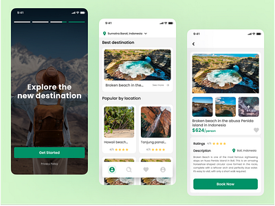 Travel service - mobile app