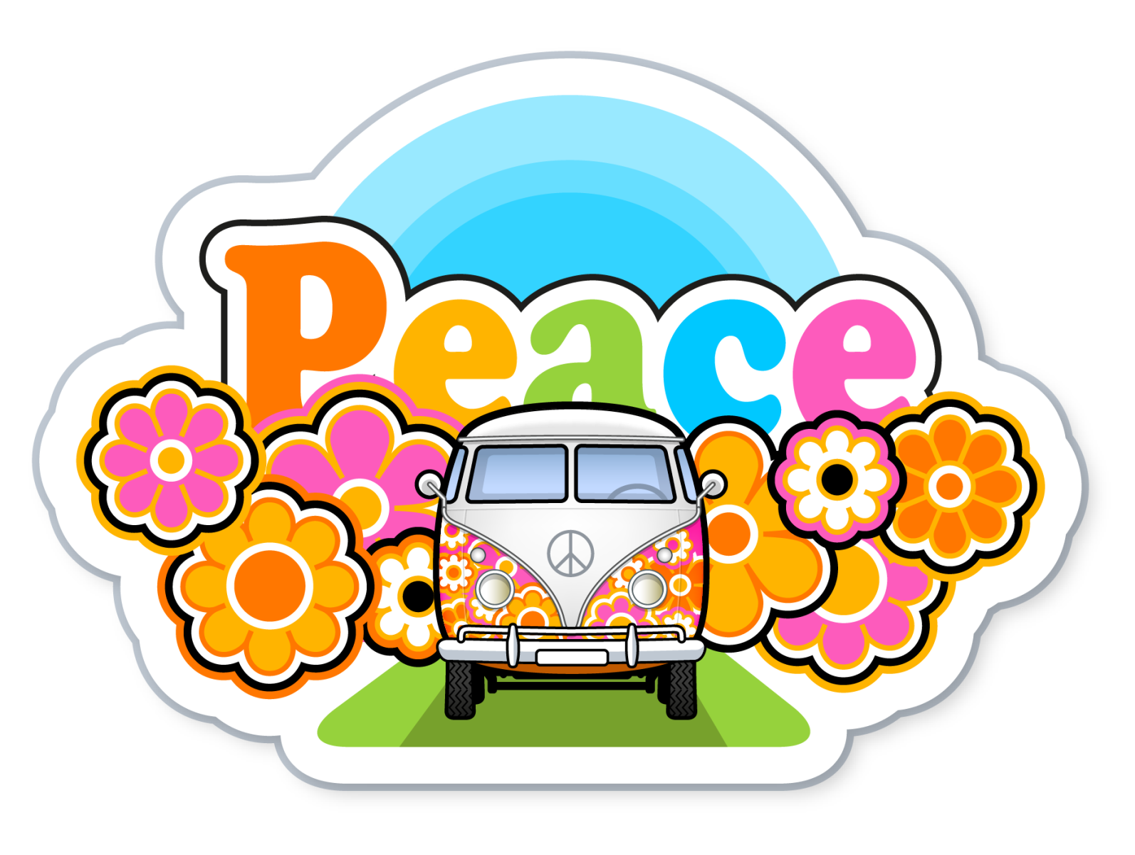 FlowerPower Van by Eric Hammink on Dribbble