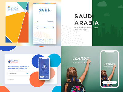 #Top4Shots on @Dribbble from 2018 app arab design digital homework illustration leargo learning library mobile online platform saudi