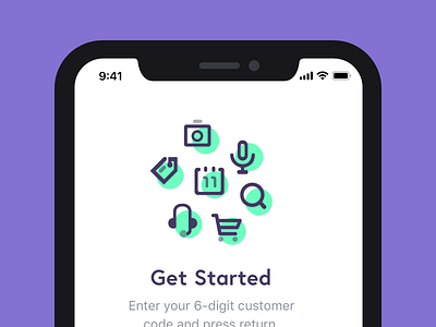 Get started app illustration