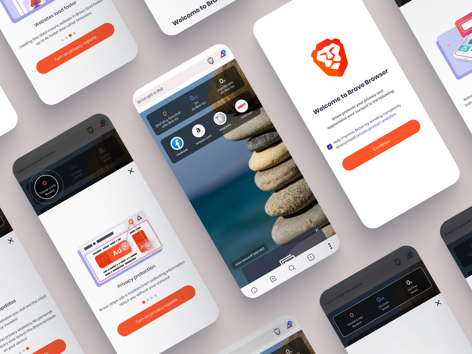 Brave VPN Browser Apps UI Design by The Creative Angle on Dribbble
